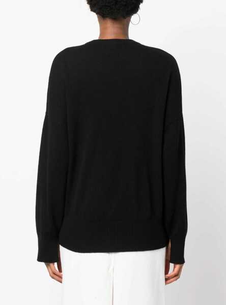 Pulovere LOULOU DE SAISON Anaa Cashmere Sweater BLACK Femei (BM 18748420) 4