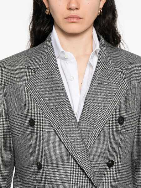 Sacouri Tagliatore Loreley Ouble-Breasted Blazer BLACK Femei (BM 18748435) 5