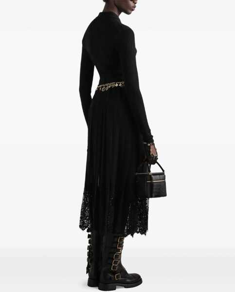 Tricouri Polo Dolce & Gabbana Long-Sleeve Polo Shirt BLACK Femei (BM 18748441) 3