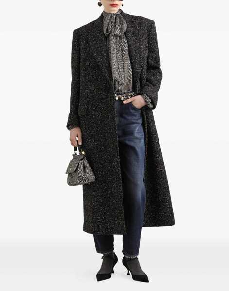 Bluze Dolce & Gabbana Silk Chiffon Blouse BLACK Femei (BM 18748447) 2