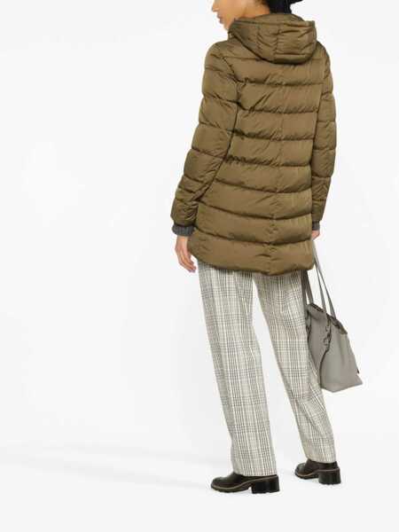 Bomber jacket Herno A-Shape Puffer Jacket GREEN Femei (BM 18748456) 4