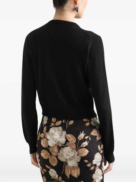 Cardigane Dolce & Gabbana Cashmere Cardigan BLACK Femei (BM 18748465) 4