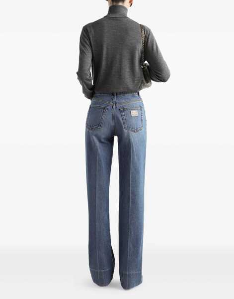 Blugi Dolce & Gabbana Five-Pocket Trousers BLUE Femei (BM 18748468) 3