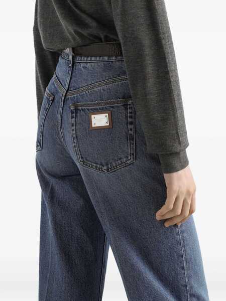 Blugi Dolce & Gabbana Five-Pocket Trousers BLUE Femei (BM 18748468) 4
