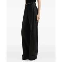 Imbracaminte Dolce & Gabbana Dama - Pantaloni casual Dolce & Gabbana Wool Trousers BLACK Femei (BM 18748471) - B-mall.ro