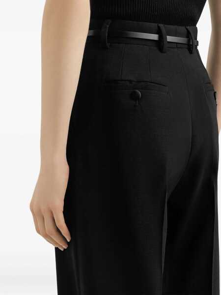 Pantaloni casual Dolce & Gabbana Wool Trousers BLACK Femei (BM 18748471) 5