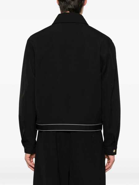 Jachete Casablanca Wool Sports Jacket BLACK Barbati (BM 18748576) 4