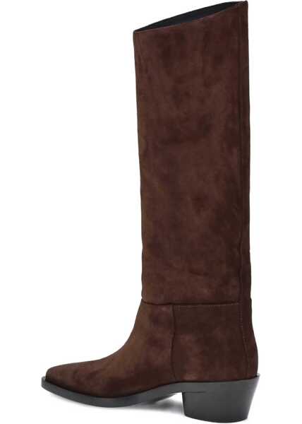 Bocanci casual Proenza Schouler Bronco suede Boots CHOCOLATE Femei (BM 18748585) 3