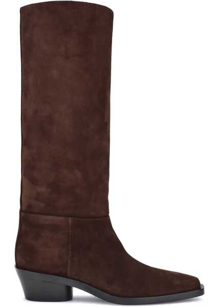 Bocanci casual Proenza Schouler Bronco suede Boots CHOCOLATE Femei (BM 18748585) 1