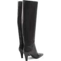 Bocanci Dama - Bocanci casual Saint Laurent High leather Boots BLACK Femei (BM 18748597) - B-mall.ro