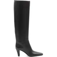 Bocanci casual High leather Boots Femei