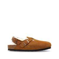 Sandale Birkenstock Tokio Shearling Suede Slippers Femei