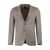ZEGNA Zegna Single-Breasted Two-Button Jacket Beige