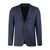 ZEGNA Zegna Single-Breasted Two-Button Jacket BLUE