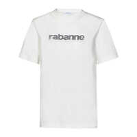 Topuri Rabanne Cotton Crew-Neck T-Shirt Femei