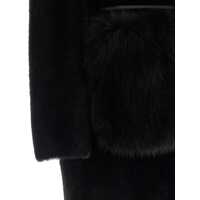 Imbracaminte BLANCHA Dama - Geci BLANCHA Blancha Merino Straight-Volpe Fur Black Femei (BM 18749682) - B-mall.ro