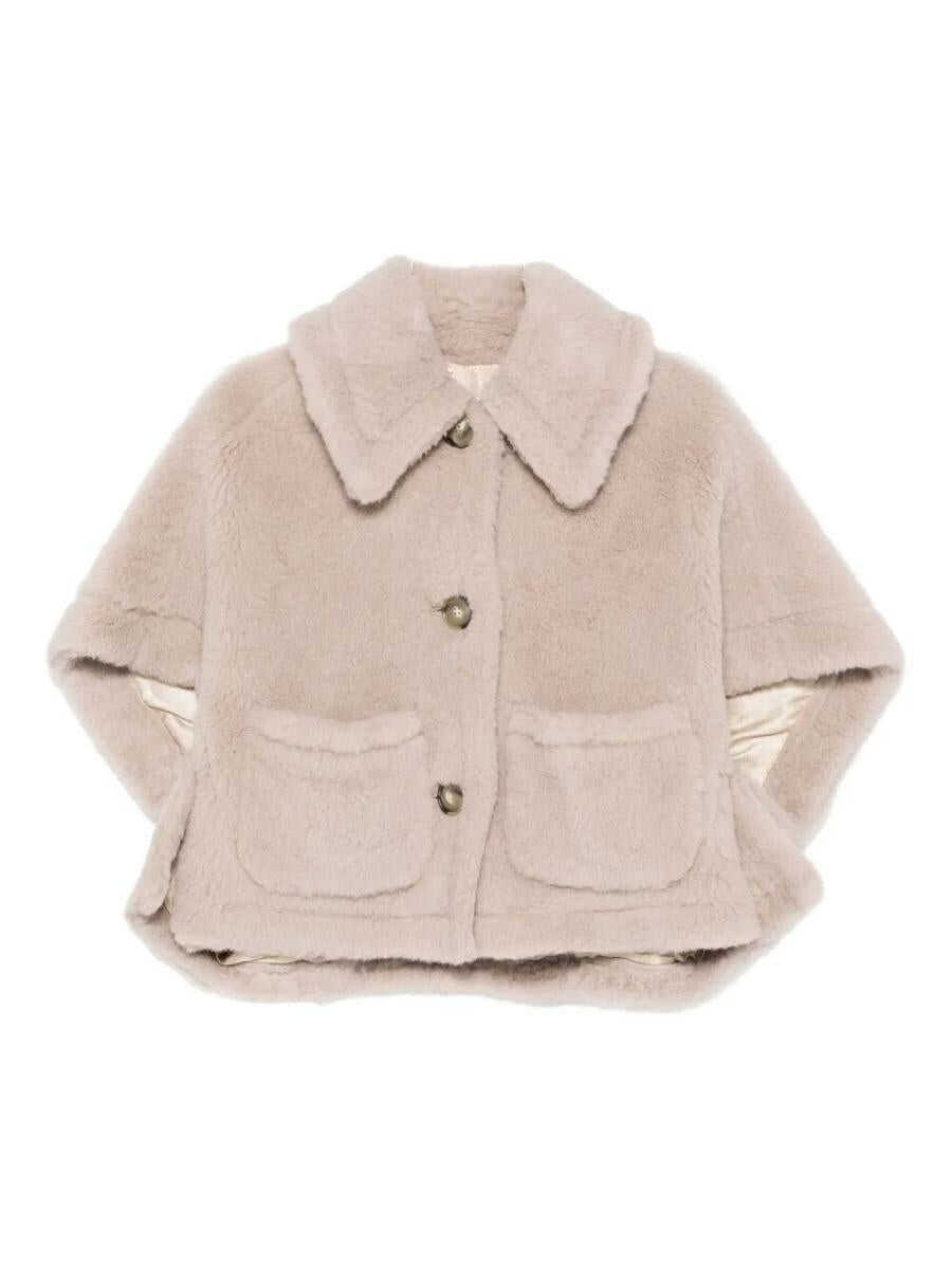Geci Max Mara Max Mara Newthird1 Cape Clothing Beige Femei (BM 18749739) 1