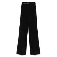 Pantaloni casual Sportmax Sportmax Black High Waist Pants Femei