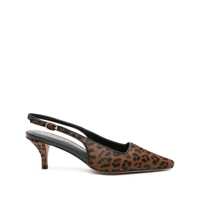 Pantofi cu toc TWINSET Twinset Animal Print Slingbacks
