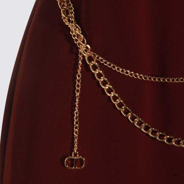 Rochii TWINSET Twinset Red Silk Dress WINETASTING Femei (BM 18749784) 3