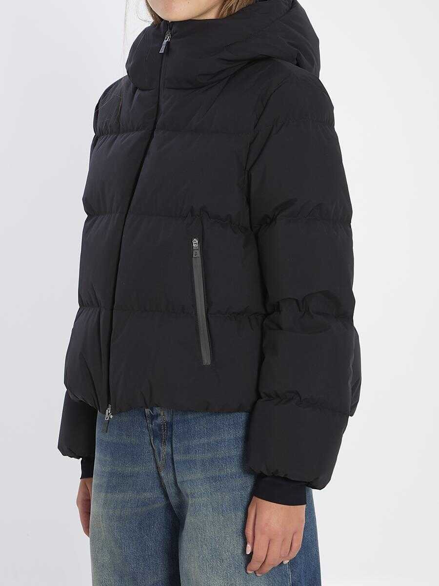 Geci de iarna Herno Double-Layer Down Jacket With Hood Black Femei (BM 18750027) 2