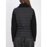 Imbracaminte Dama pagina 53 - Cardigane Moncler Padded Cardigan With High Collar Black Femei (BM 18750051) - B-mall.ro