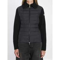 Cardigane Padded Cardigan With High Collar Femei
