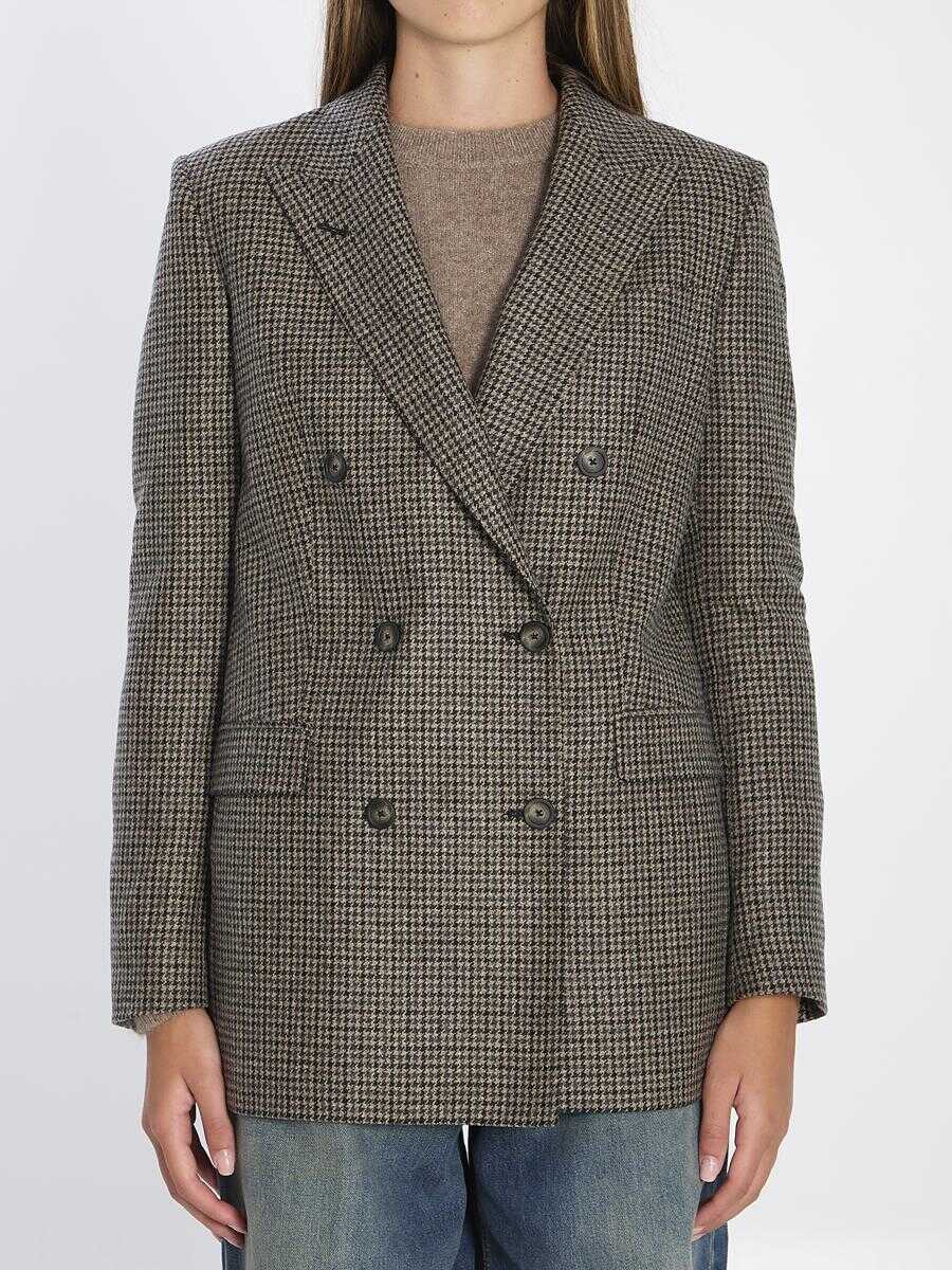 Sacouri Tagliatore Jasmine Double-Breasted Blazer GREY Femei (BM 18750123) 1