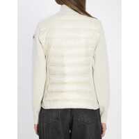 Imbracaminte Dama pagina 53 - Cardigane Moncler Padded Wool Cardigan With Zip Beige Femei (BM 18750132) - B-mall.ro