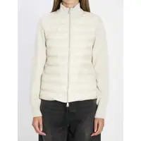 Cardigane Padded Wool Cardigan With Zip Femei