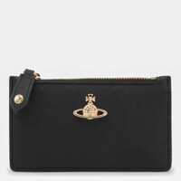 Portofele Vivienne Westwood Black Wallet Femei