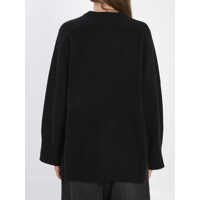 Pulovere LOULOU DE SAISON Dama - Pulovere LOULOU DE SAISON Safi Wool And Cashmere Sweater Black Femei (BM 18750384) - B-mall.ro
