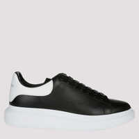 Sneakers Alexander McQueen Black And White Leather Sneakers Barbati