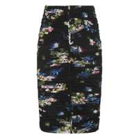 Fuste Blumarine Blumarine Black Midi Skirt