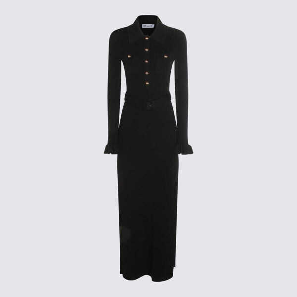 Rochii Self-Portrait Self-Portrait Black Viscose Maxi Dress Black Femei (BM 18751371) 1