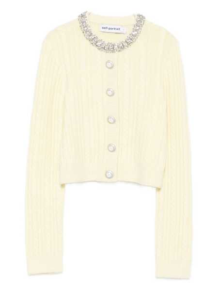 Pulovere Self-Portrait Self-Portrait Yellow Knitwear YELLOW Femei (BM 18751392) 1