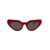 Vava Eyewear Vava Eyewear Sunglasses RED|BLACK FLEX HINGES|BLACK LENSES