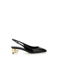 Pantofi cu toc Dolce & Gabbana Patent Leather Slingback Femei