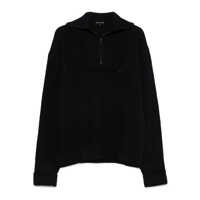 Pulovere Emporio Armani Half Zip Turtle Neck Sweater Clothing Barbati