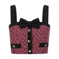 Topuri Alessandra Rich Tweed Top Femei