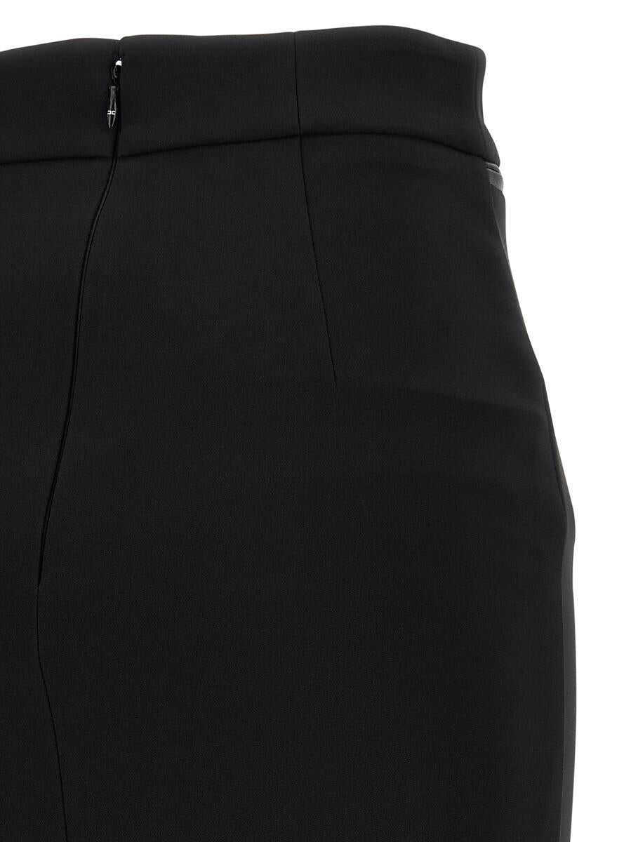 Fuste Elisabetta Franchi Elisabetta Franchi Zip Skirt Black Femei (BM 18752601) 4