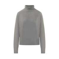 Pulovere AMI Paris Ami Alexandre Mattiussi Grey Turtleneck Barbati