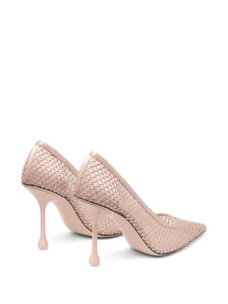 Pantofi cu toc Jimmy Choo Jimmy Choo Satin And Mesh Pumps MACARON Femei (BM 18752739) 3