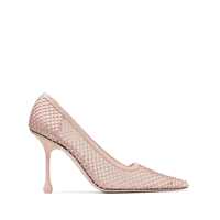 Pantofi cu toc Jimmy Choo Satin And Mesh Pumps Femei