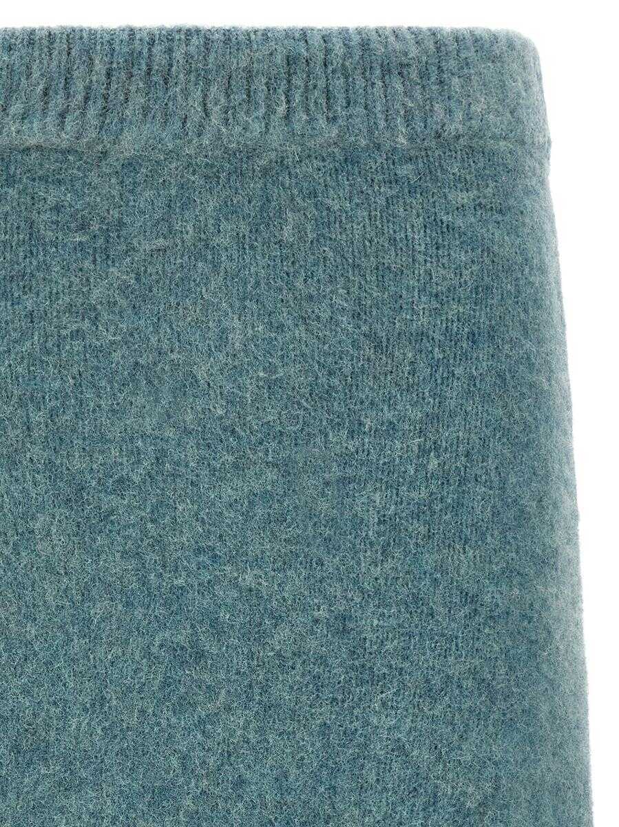 Fuste Jil Sander Jil Sander Wool Knit Skirt BLUE Femei (BM 18752814) 3