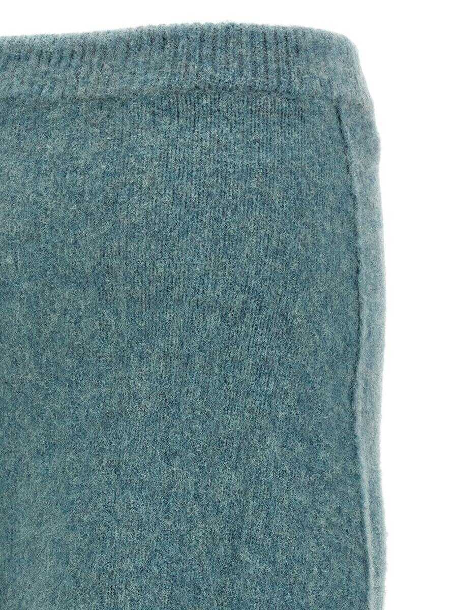 Fuste Jil Sander Jil Sander Wool Knit Skirt BLUE Femei (BM 18752814) 4