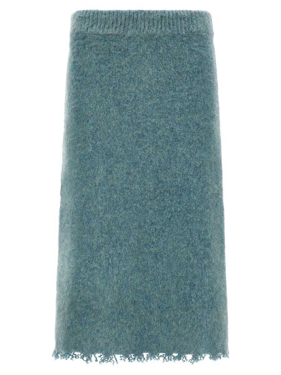Fuste Jil Sander Jil Sander Wool Knit Skirt BLUE Femei (BM 18752814) 1