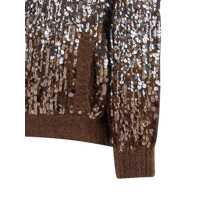 Cardigane Brunello Cucinelli Dama - Cardigane Brunello Cucinelli Brunello Cucinelli Dazzling Dgrad Embroidery Cardigan BROWN Femei (BM 18753186) - B-mall.ro