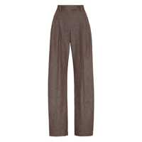 Pantaloni casual Brunello Cucinelli Brunello Cucinelli Linen Wide Pants Femei