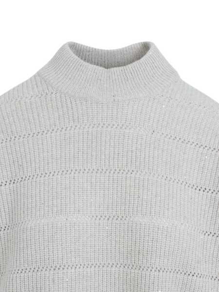 Pulovere Brunello Cucinelli Brunello Cucinelli Brunello Cucinelli Ribbed Sweater MULTICOLOR Femei (BM 18753264) 3
